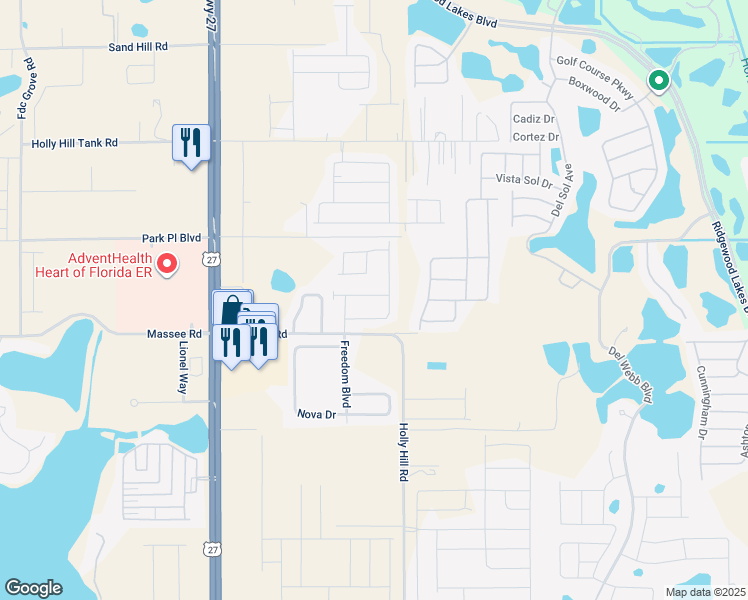 map of restaurants, bars, coffee shops, grocery stores, and more near 240 Hamlet Rd in Davenport