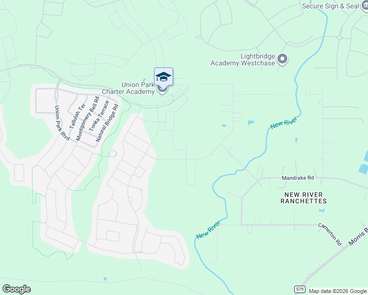 map of restaurants, bars, coffee shops, grocery stores, and more near 1646 Hubbell Road in Wesley Chapel