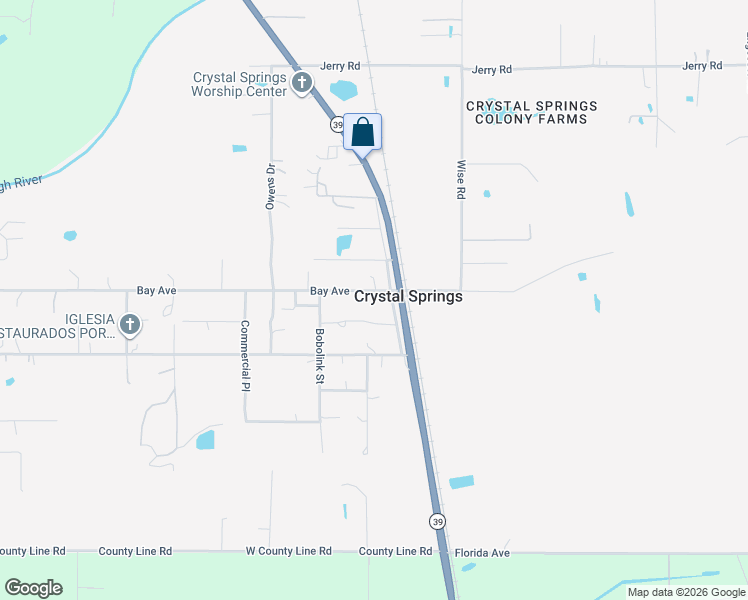 map of restaurants, bars, coffee shops, grocery stores, and more near 39734 Bay Avenue in Zephyrhills