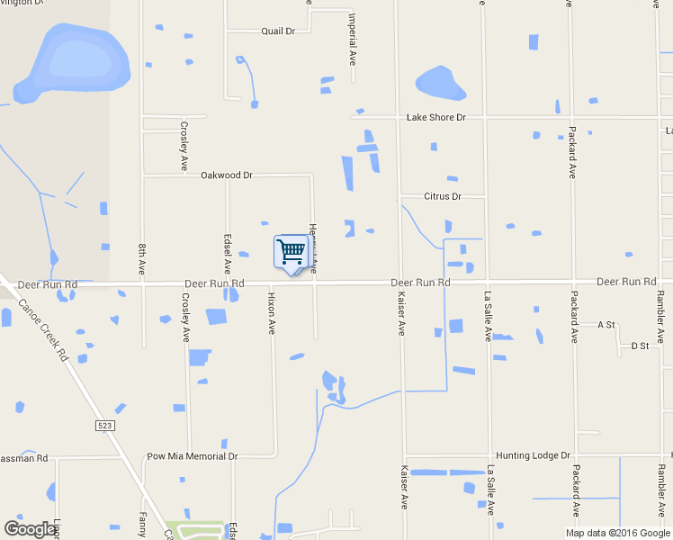 map of restaurants, bars, coffee shops, grocery stores, and more near 3785 Henry J Avenue in St. Cloud