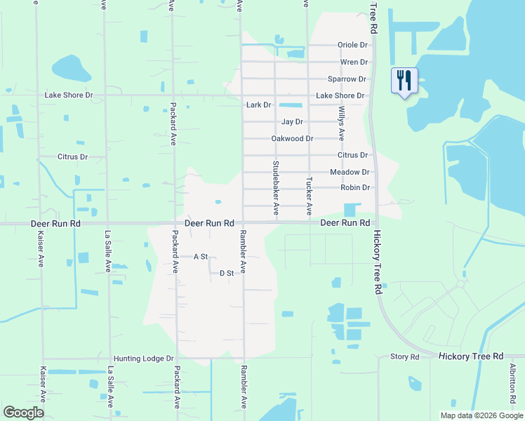 map of restaurants, bars, coffee shops, grocery stores, and more near 4725 Mallard Drive in St. Cloud