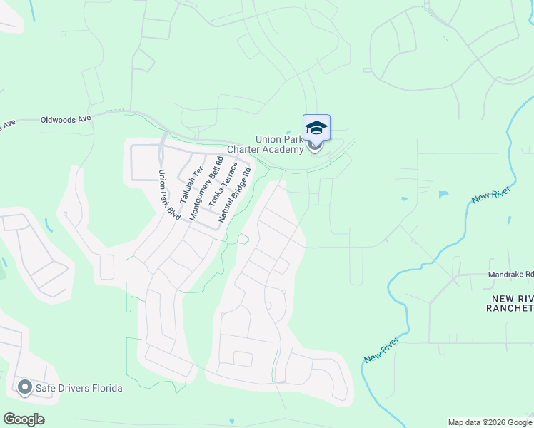 map of restaurants, bars, coffee shops, grocery stores, and more near 32670 Ansley Bloom Lane in Wesley Chapel