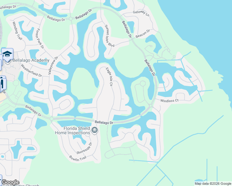 map of restaurants, bars, coffee shops, grocery stores, and more near 3822 Golden Feather Way in Kissimmee