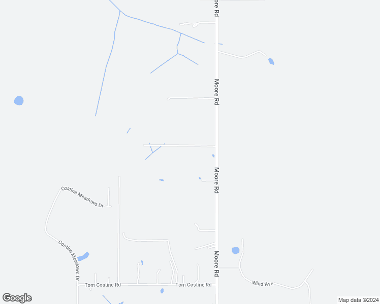 map of restaurants, bars, coffee shops, grocery stores, and more near 10040 Moore Road in Lakeland