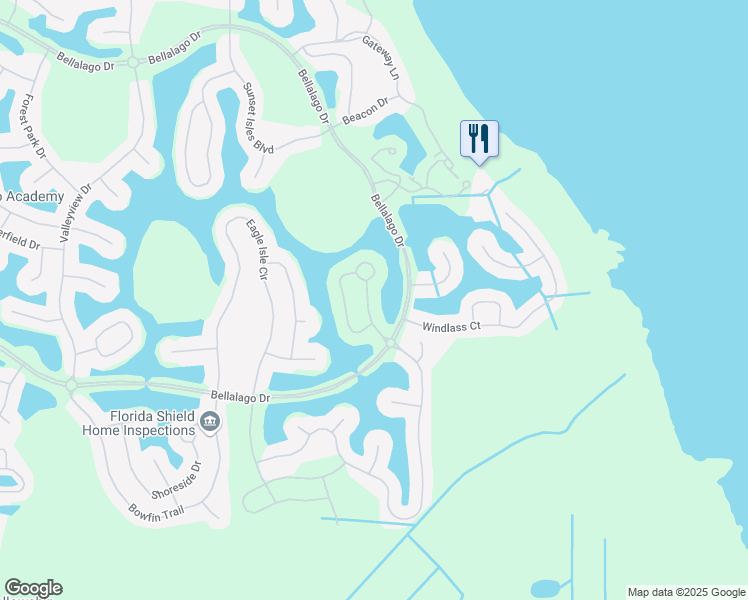 map of restaurants, bars, coffee shops, grocery stores, and more near 3713 Paradiso Circle in Kissimmee