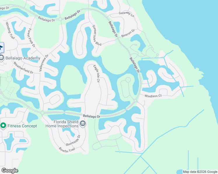 map of restaurants, bars, coffee shops, grocery stores, and more near 3822 Golden Feather Way in Kissimmee