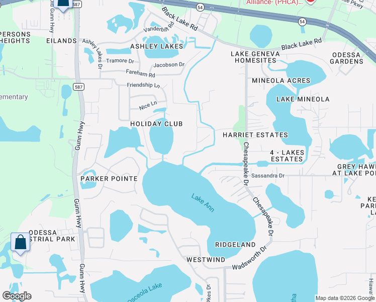 map of restaurants, bars, coffee shops, grocery stores, and more near 1625 Coqui Court in Odessa