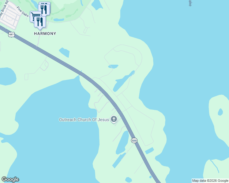 map of restaurants, bars, coffee shops, grocery stores, and more near East Irlo Bronson Memorial Highway in St. Cloud