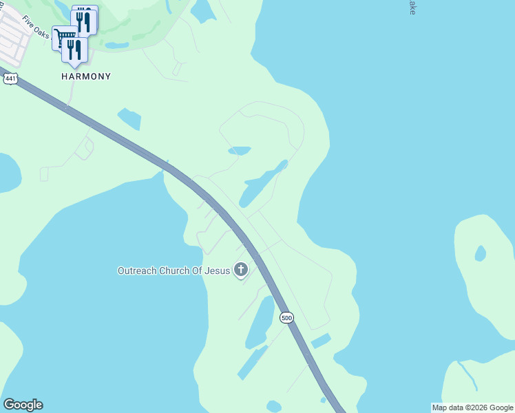 map of restaurants, bars, coffee shops, grocery stores, and more near East Irlo Bronson Memorial Highway in St. Cloud