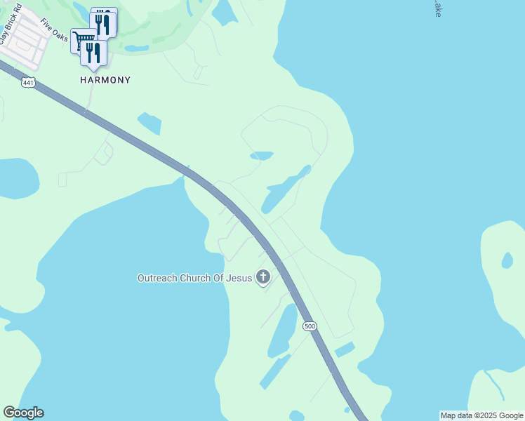 map of restaurants, bars, coffee shops, grocery stores, and more near East Irlo Bronson Memorial Highway in St. Cloud