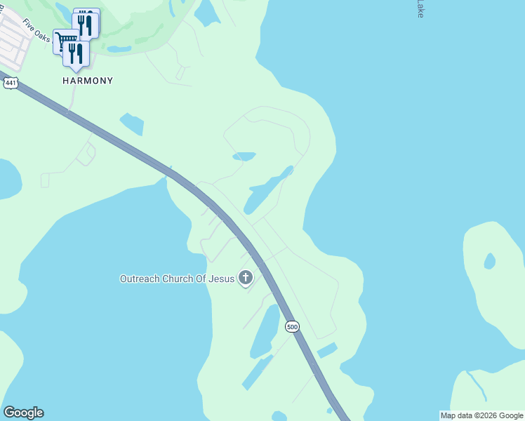 map of restaurants, bars, coffee shops, grocery stores, and more near East Irlo Bronson Memorial Highway in St. Cloud