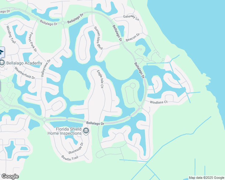 map of restaurants, bars, coffee shops, grocery stores, and more near 3822 Golden Feather Way in Kissimmee