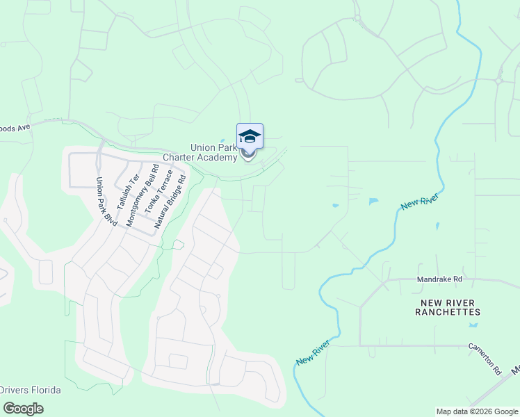 map of restaurants, bars, coffee shops, grocery stores, and more near 1710 Hubbell Road in Wesley Chapel