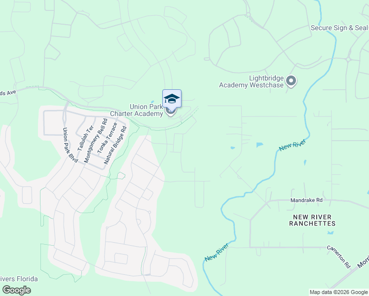 map of restaurants, bars, coffee shops, grocery stores, and more near 1710 Hubbell Road in Wesley Chapel