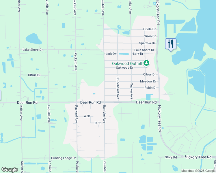 map of restaurants, bars, coffee shops, grocery stores, and more near 4724 Meadow Drive in St. Cloud