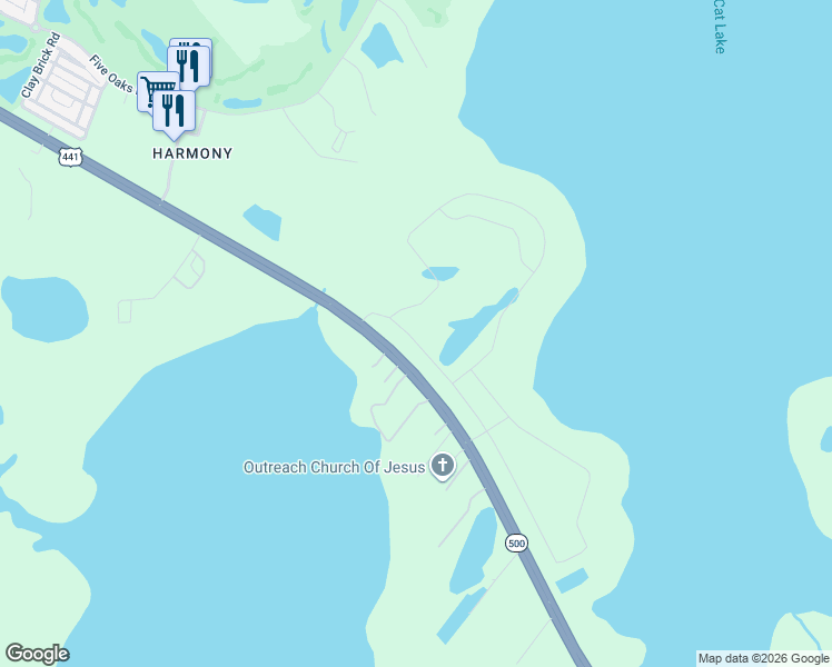 map of restaurants, bars, coffee shops, grocery stores, and more near East Irlo Bronson Memorial Highway in St. Cloud