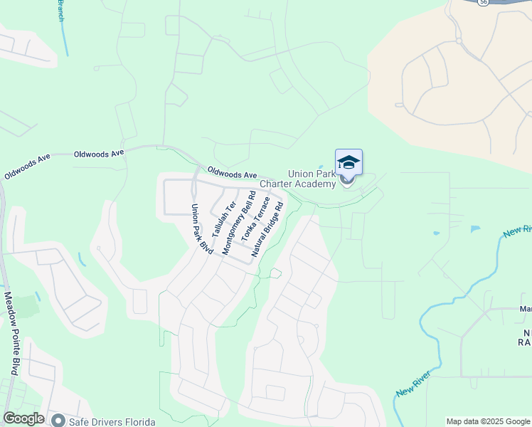 map of restaurants, bars, coffee shops, grocery stores, and more near 32688 Natural Bridge Road in Zephyrhills
