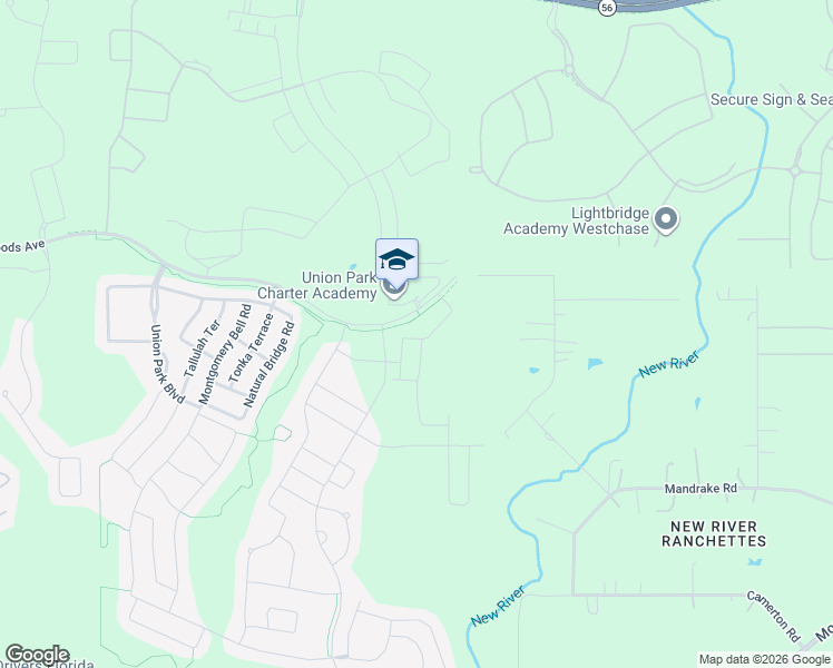 map of restaurants, bars, coffee shops, grocery stores, and more near 33000 Kaloko Road in Wesley Chapel
