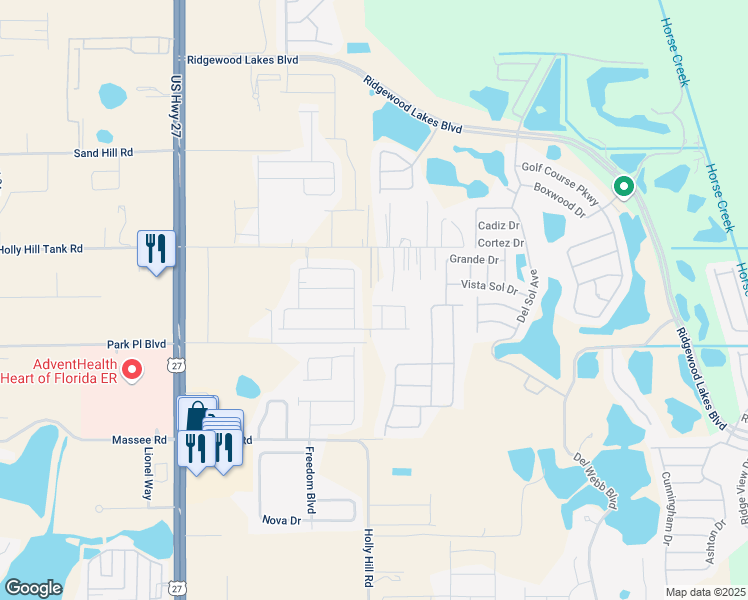 map of restaurants, bars, coffee shops, grocery stores, and more near 504 Novara Way in Davenport