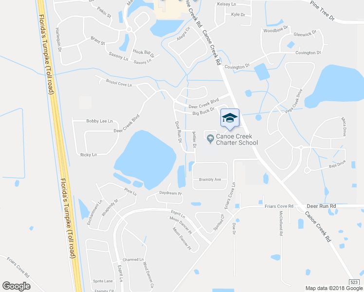 map of restaurants, bars, coffee shops, grocery stores, and more near 3629 Doe Run Drive in St. Cloud