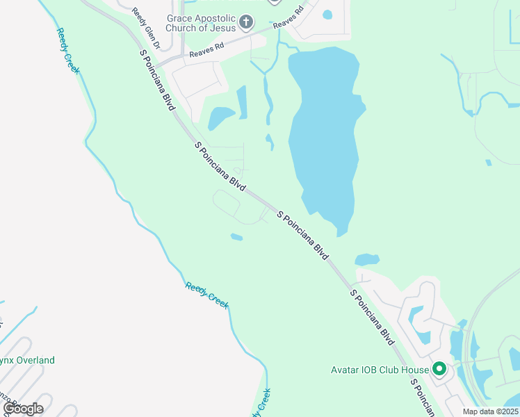 map of restaurants, bars, coffee shops, grocery stores, and more near 4586 Yorkshire Lane in Kissimmee