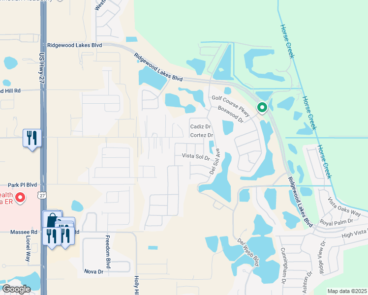 map of restaurants, bars, coffee shops, grocery stores, and more near 520 Grande Drive in Davenport
