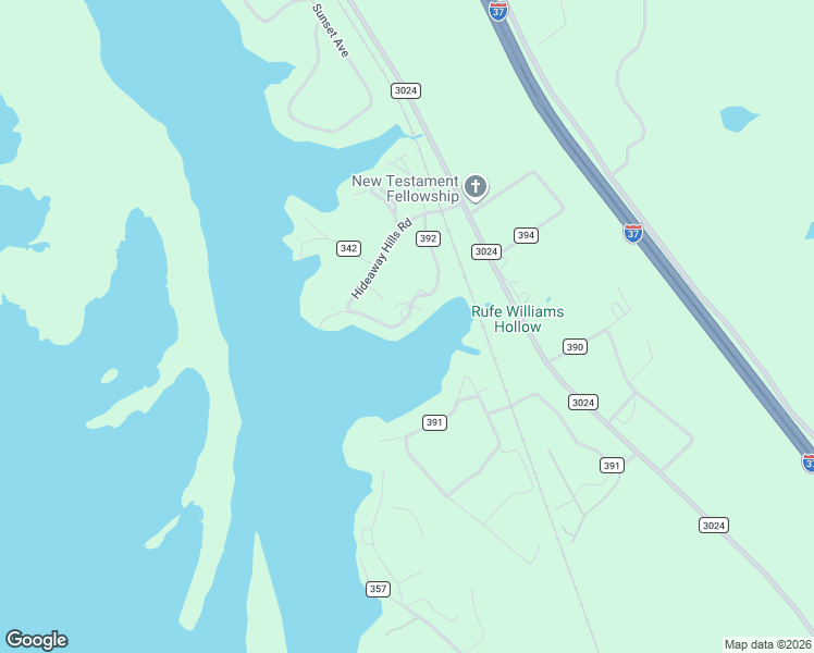 map of restaurants, bars, coffee shops, grocery stores, and more near 130 Hideaway Hills Road in Mathis