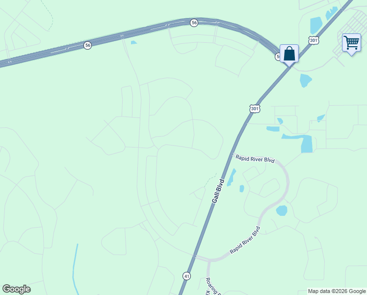 map of restaurants, bars, coffee shops, grocery stores, and more near 2479-2527 Gall Boulevard in Zephyrhills