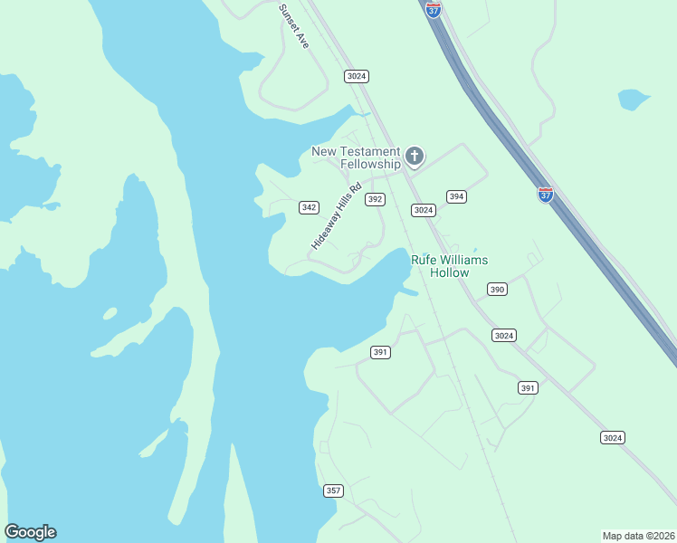 map of restaurants, bars, coffee shops, grocery stores, and more near 130 Hideaway Hills Road in Mathis