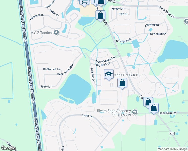 map of restaurants, bars, coffee shops, grocery stores, and more near 2171 Antler Drive in Saint Cloud