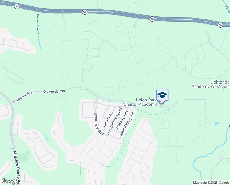 map of restaurants, bars, coffee shops, grocery stores, and more near Oldwoods Avenue in Wesley Chapel