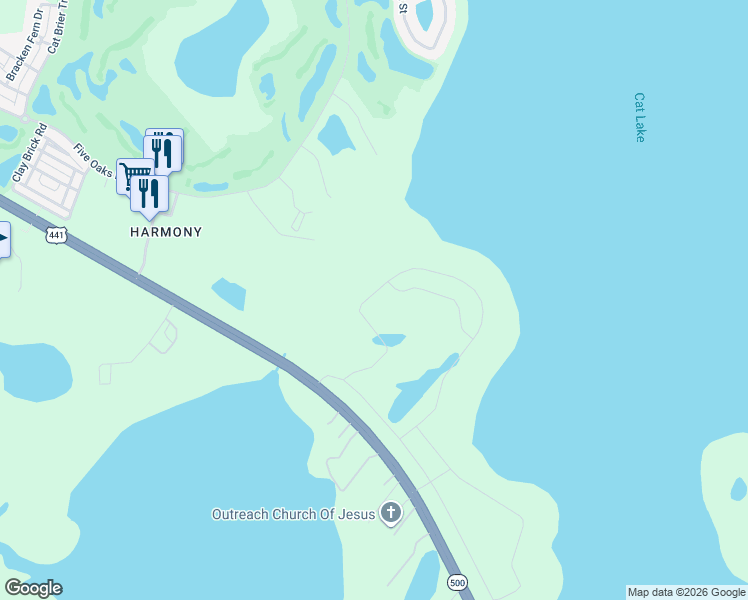 map of restaurants, bars, coffee shops, grocery stores, and more near 7247 East Irlo Bronson Memorial Highway in St. Cloud