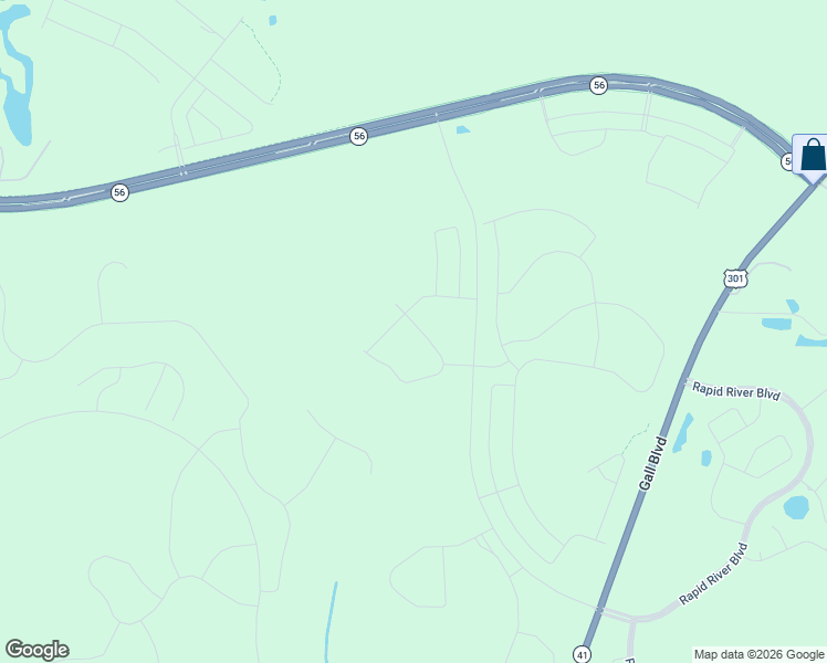 map of restaurants, bars, coffee shops, grocery stores, and more near State Road 56 in Zephyrhills