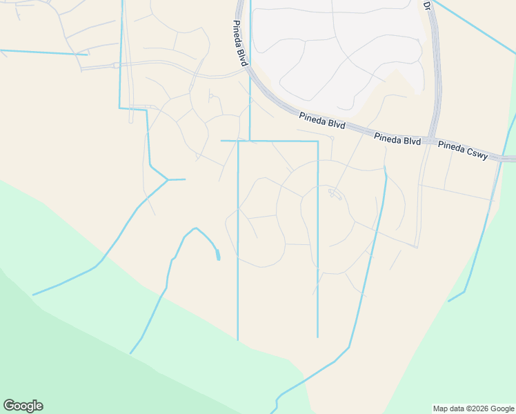 map of restaurants, bars, coffee shops, grocery stores, and more near Flagler Place in Melbourne