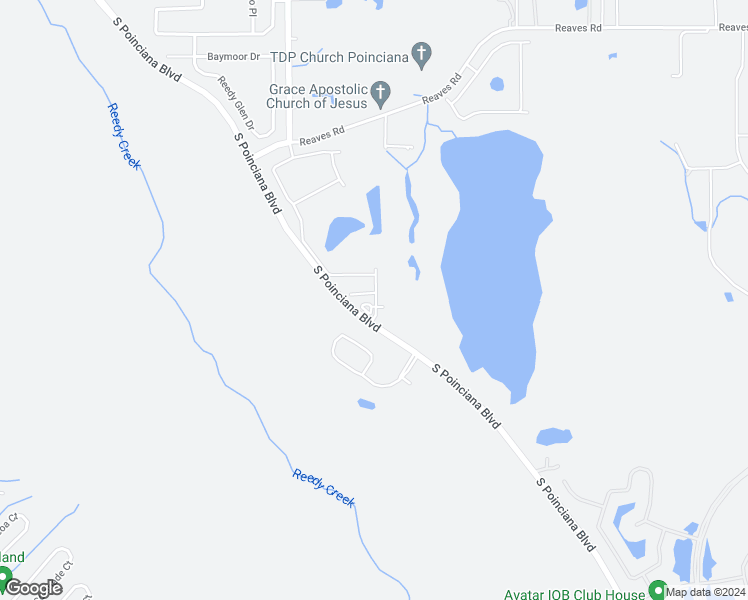 map of restaurants, bars, coffee shops, grocery stores, and more near 4564 Yorkshire Lane in Kissimmee