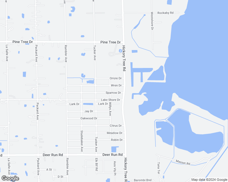 map of restaurants, bars, coffee shops, grocery stores, and more near 4855 Sparrow Drive in Saint Cloud