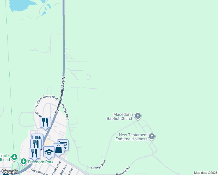 map of restaurants, bars, coffee shops, grocery stores, and more near 499 Appaloosa Hill Road in Polk City