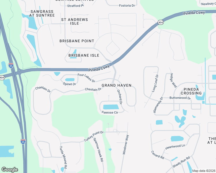 map of restaurants, bars, coffee shops, grocery stores, and more near 4028 Chastain Drive in Melbourne