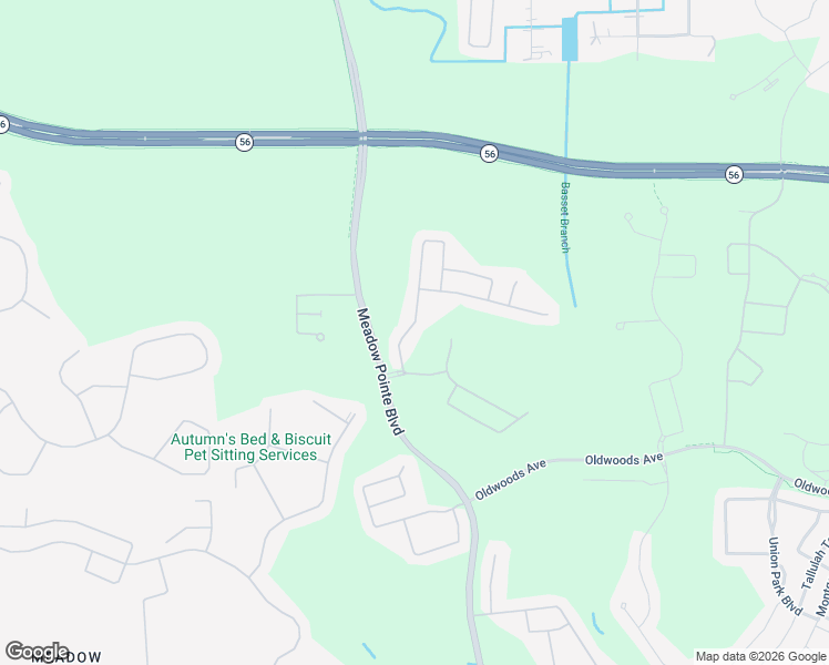 map of restaurants, bars, coffee shops, grocery stores, and more near 2342 Nesslewood Drive in Wesley Chapel
