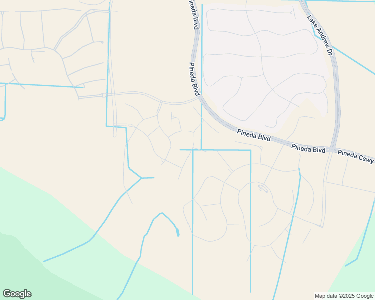 map of restaurants, bars, coffee shops, grocery stores, and more near Flagler Place in Melbourne
