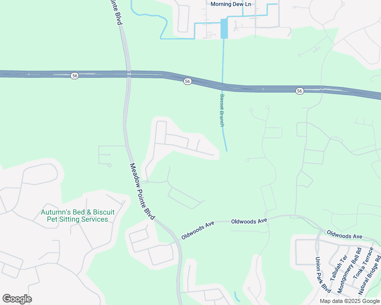 map of restaurants, bars, coffee shops, grocery stores, and more near 31626 Holcomb Pass in Wesley Chapel