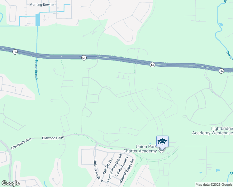 map of restaurants, bars, coffee shops, grocery stores, and more near State Road 56 in Zephyrhills