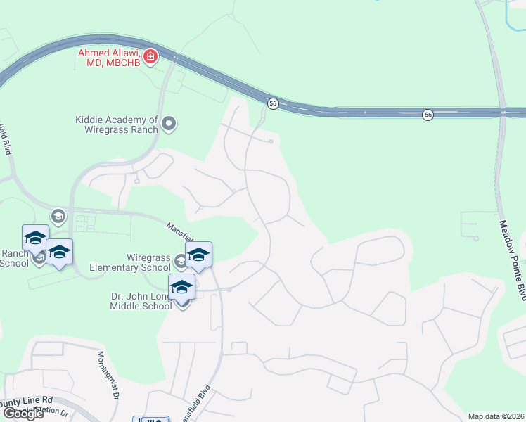 map of restaurants, bars, coffee shops, grocery stores, and more near 2552 Oakwood Preserve Drive in Wesley Chapel