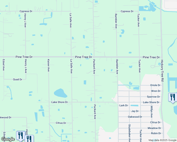 map of restaurants, bars, coffee shops, grocery stores, and more near 3474 Packard Avenue in St. Cloud