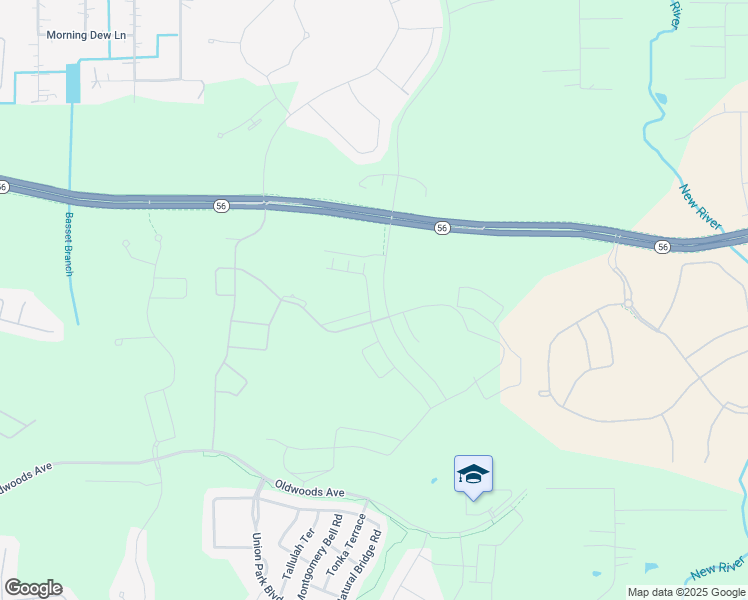 map of restaurants, bars, coffee shops, grocery stores, and more near Oldwoods Avenue in Wesley Chapel