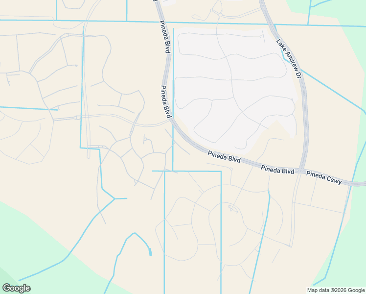 map of restaurants, bars, coffee shops, grocery stores, and more near Flagler Place in Melbourne