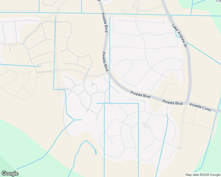 map of restaurants, bars, coffee shops, grocery stores, and more near Flagler Place in Melbourne