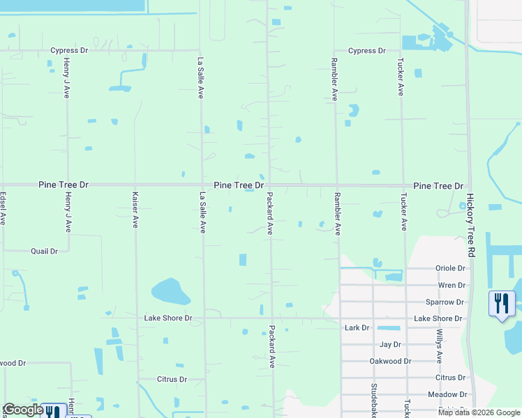 map of restaurants, bars, coffee shops, grocery stores, and more near 3444 Packard Avenue in St. Cloud