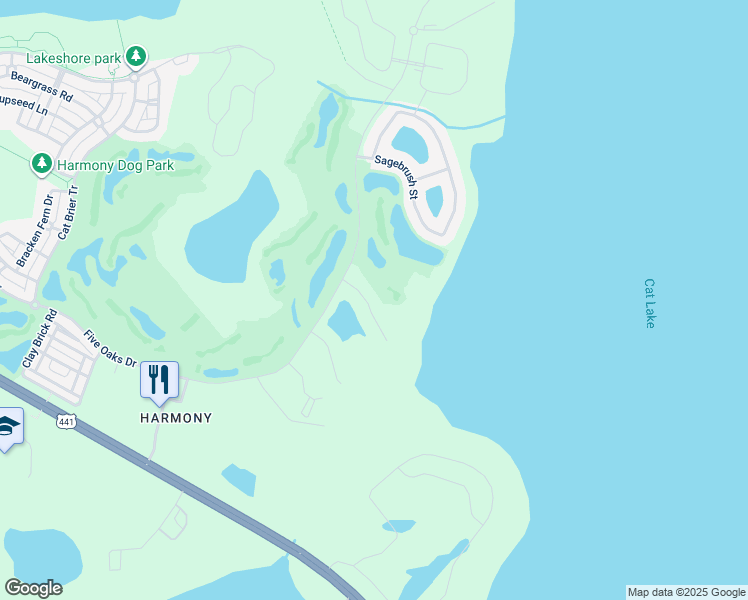 map of restaurants, bars, coffee shops, grocery stores, and more near 3433 Middlebrook Place in Osceola County