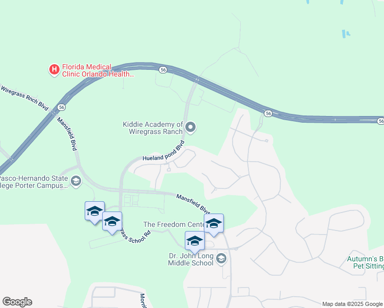 map of restaurants, bars, coffee shops, grocery stores, and more near 30154 Southwell Lane in Zephyrhills